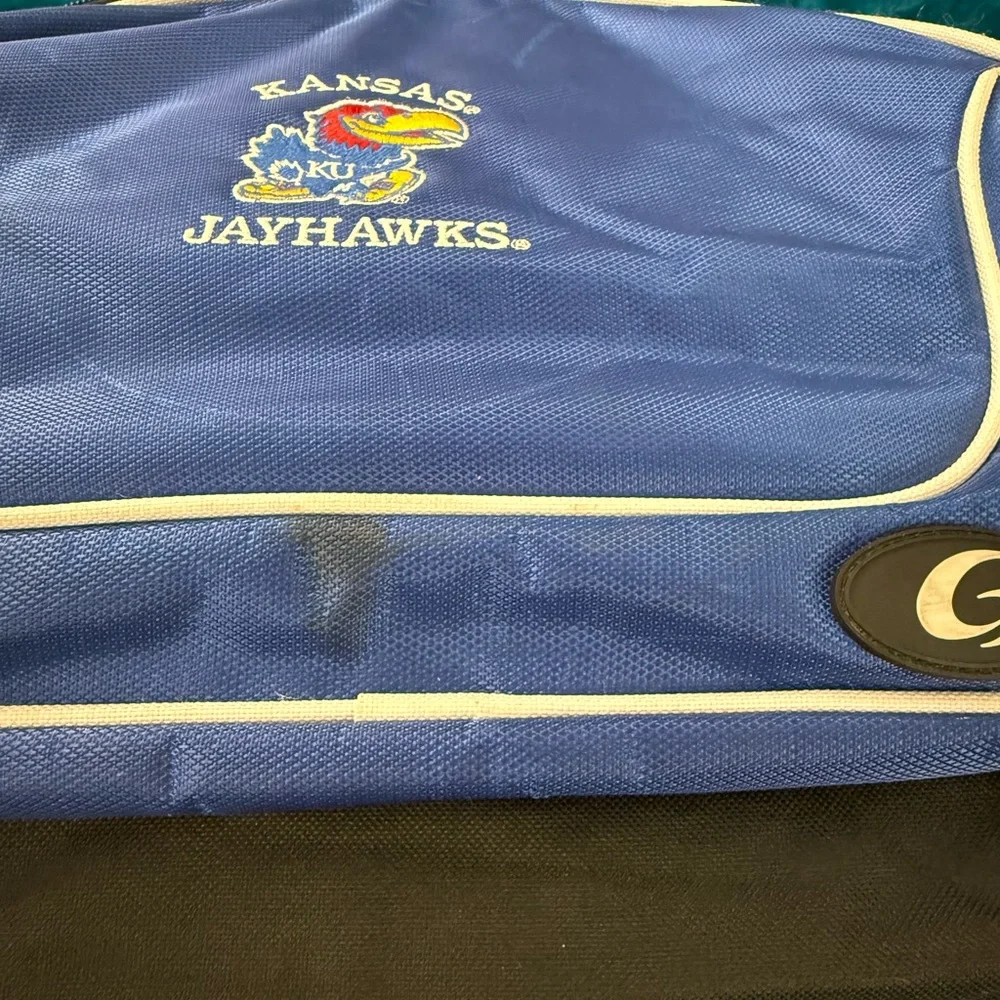 University Of Kansas Jayhawks Blue 22” Canvas Duffle Bag
